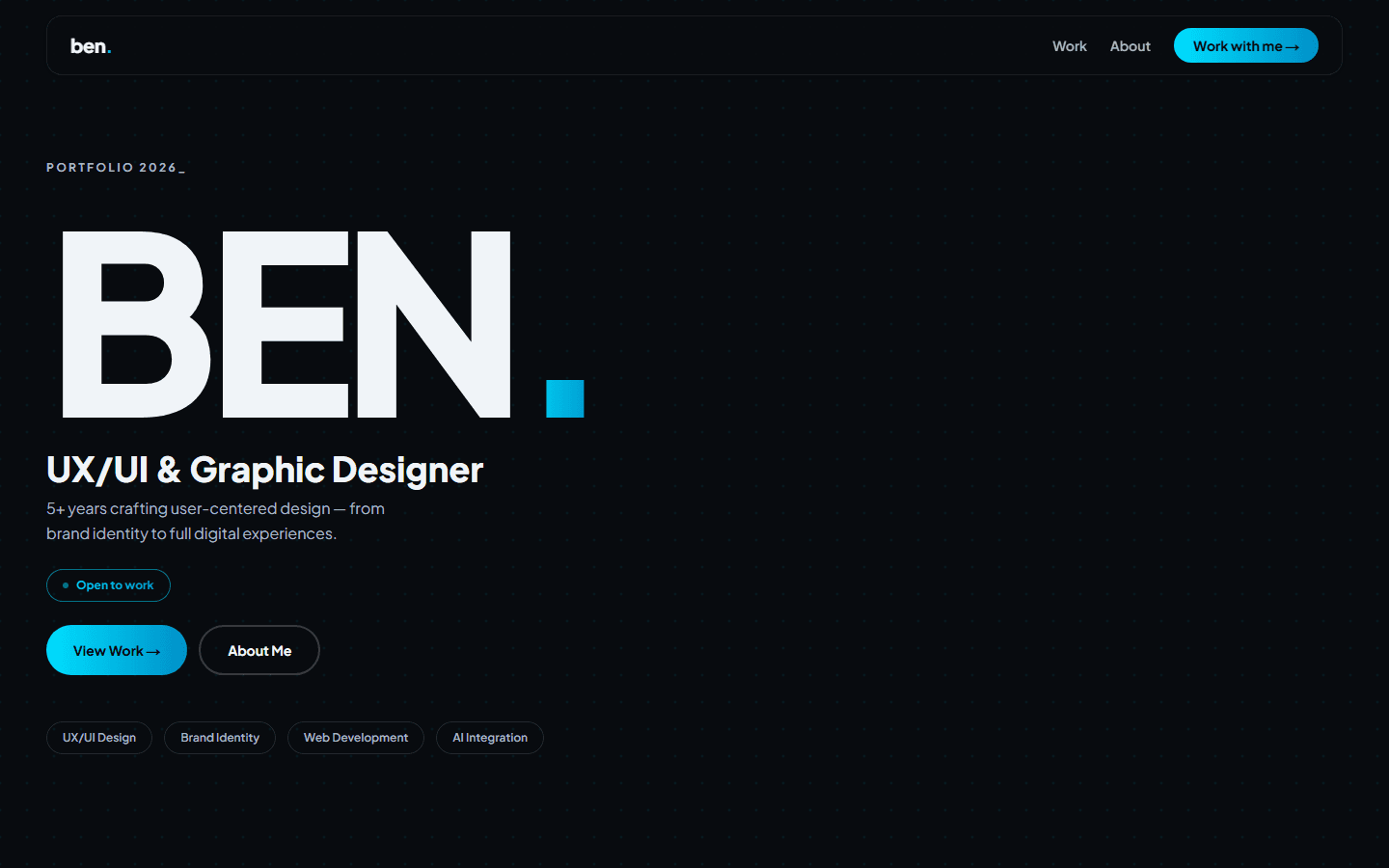 benlaclair.com — Portfolio